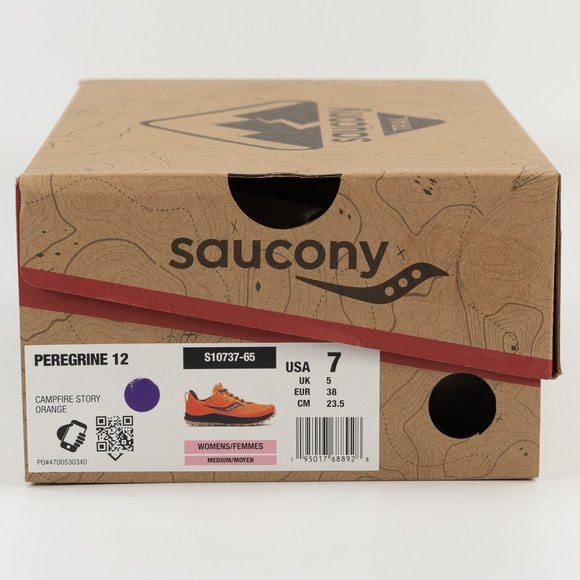Saucony Women's Peregrine 12 'Campfire Story' S10737-65 Running Jogging Sneakers - Picture 11 of 12